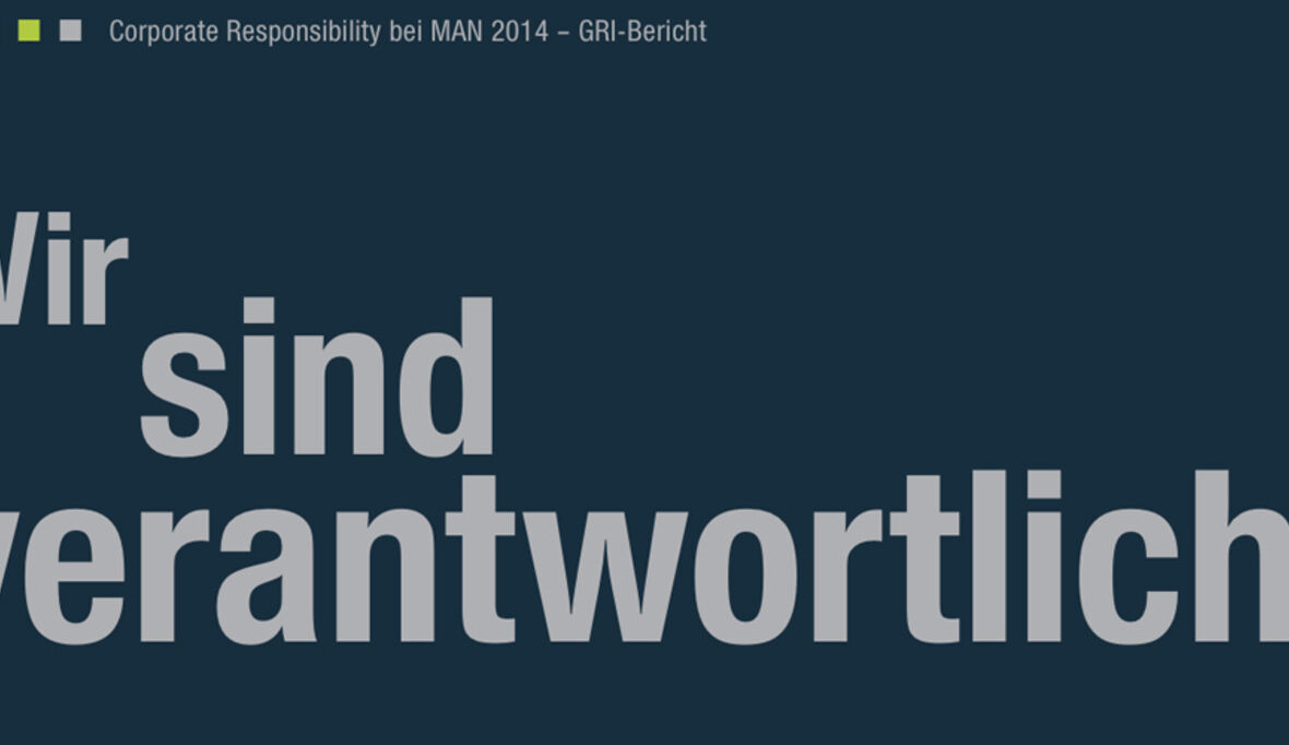 Auszeichnung für CR-Bericht der MAN Gruppe