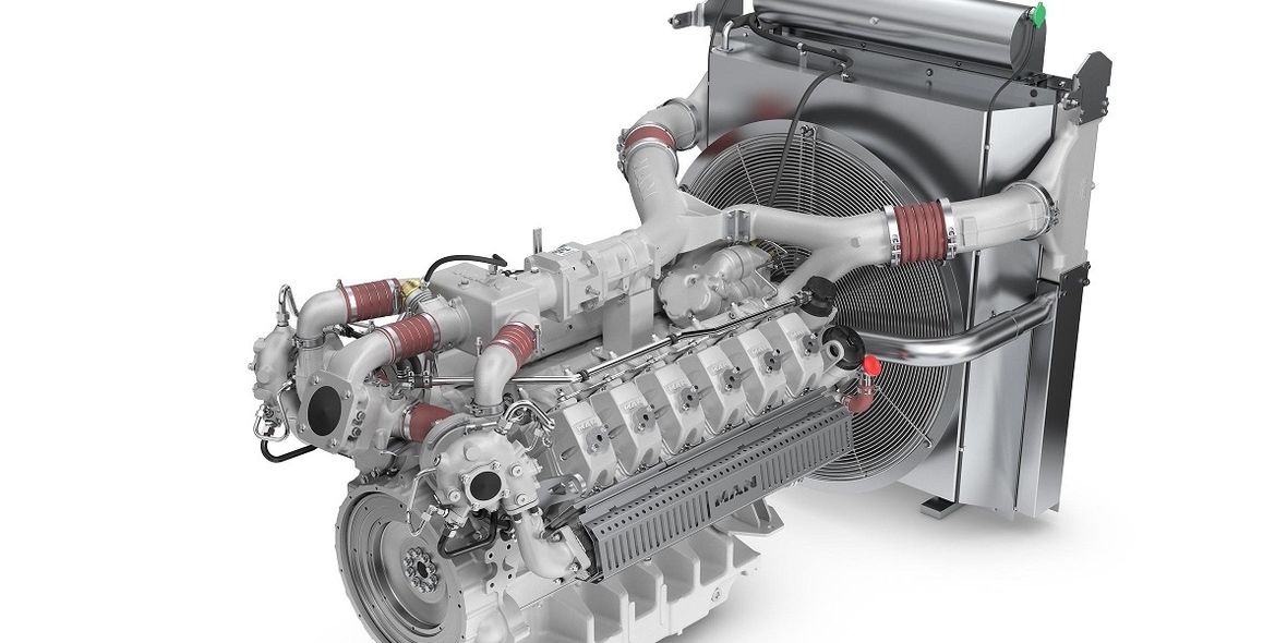 Erster Gas-Genset-Motor von MAN Engines