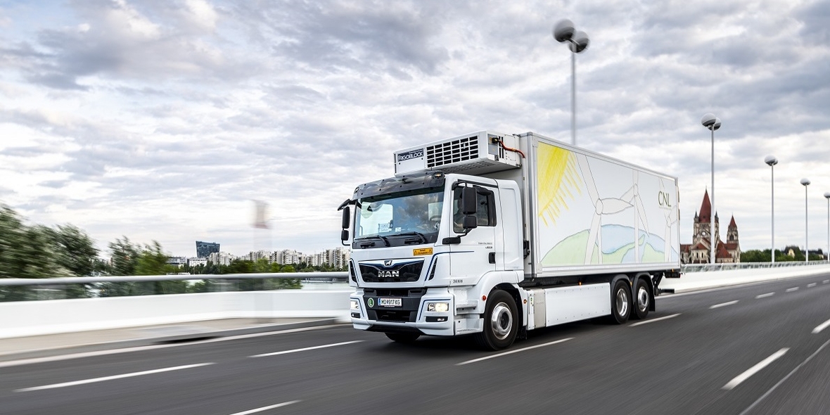 Lebensmittelverteilung mit Elektro-Lkw – MAN beteiligt sich an Studie 