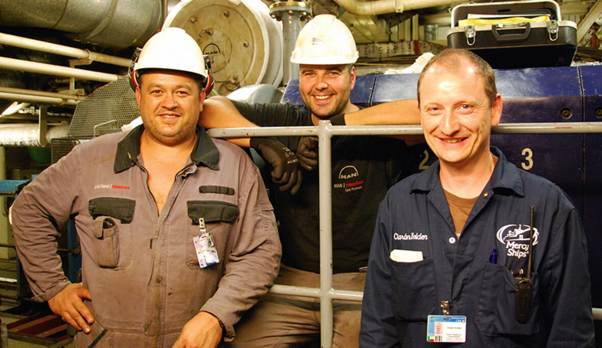 Hilfe auf See: MAN verlängert Kooperation mit Mercy Ships 