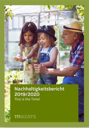 Cover Mazars Nachhaltigkeitsbericht 2019/2020