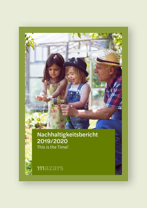Cover Mazars Nachhaltigkeitsbericht 2019/2020