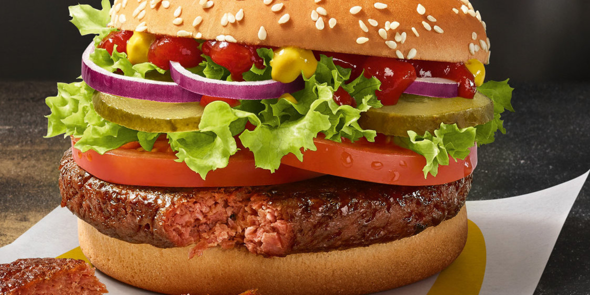 McDonald's bietet ersten veganen Burger an