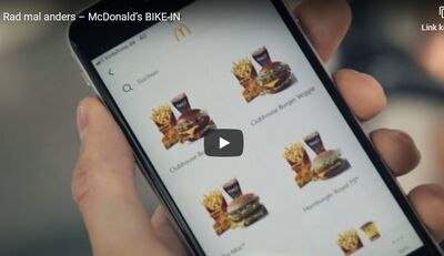 McDonald’s eröffnet McDrive für Fahrradfahrer