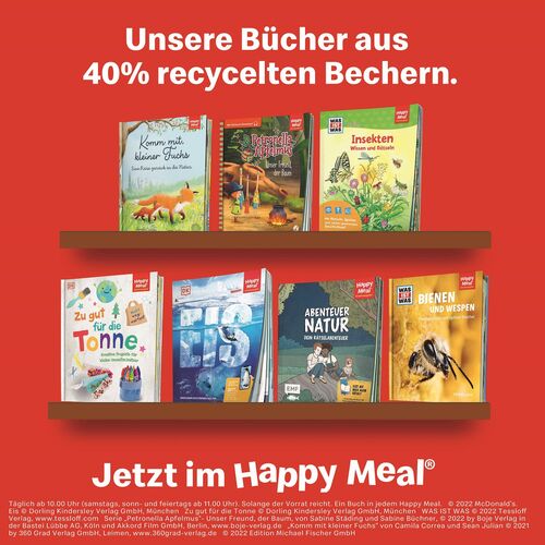 Becher, die Geschichten schreiben – McDonald’s testet im Happy Meal neue Wege hin zu mehr Recycling
