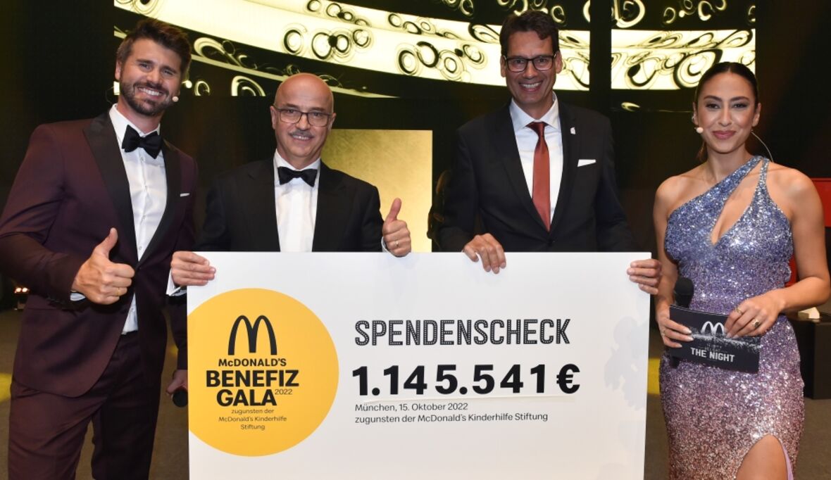 McDonald’s Benefiz Gala zugunsten der Kinderhilfe Stiftung