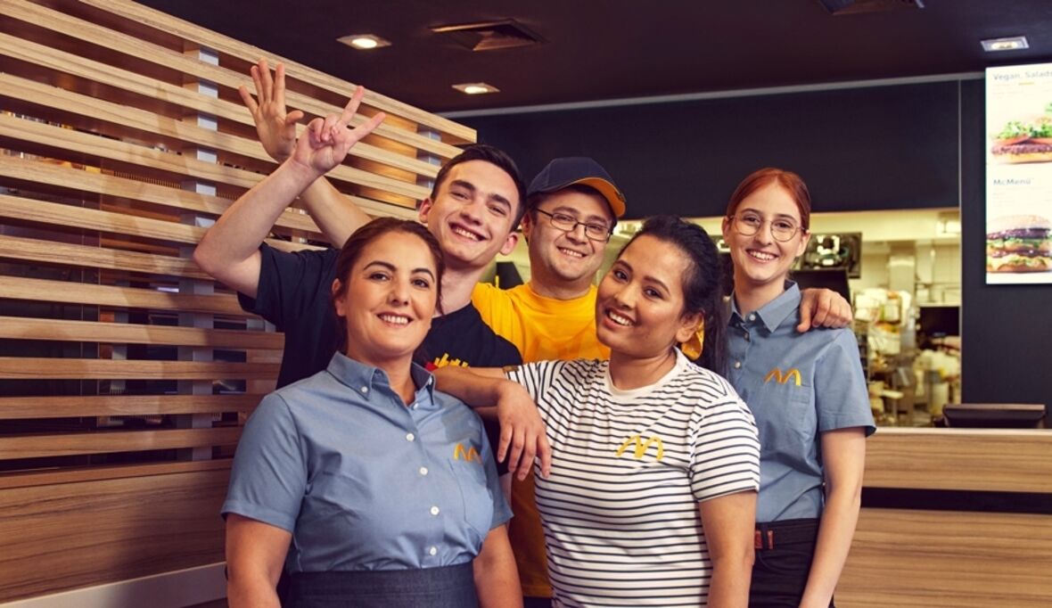 McDonald’s zeigt wie vielfältig und attraktiv die Arbeit für das Unternehmen ist