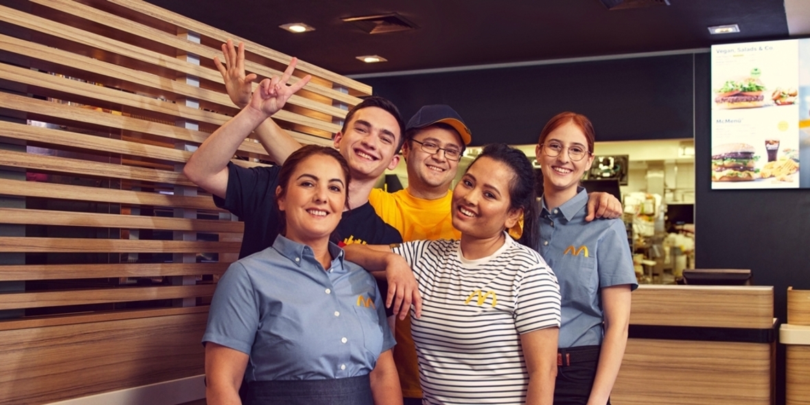 McDonald’s zeigt wie vielfältig und attraktiv die Arbeit für das Unternehmen ist