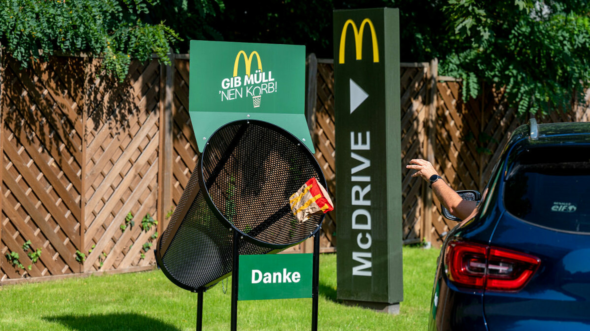 McDonald's Deutschland Gib Müll nen Korb