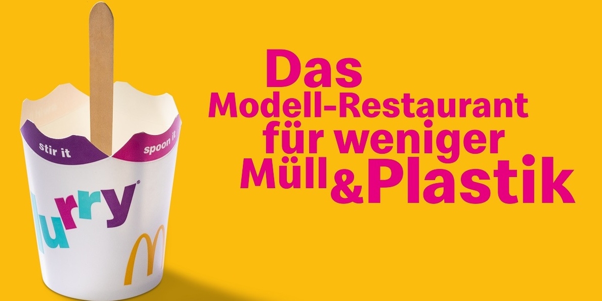 McDonald's : Weniger Müll und Plastik