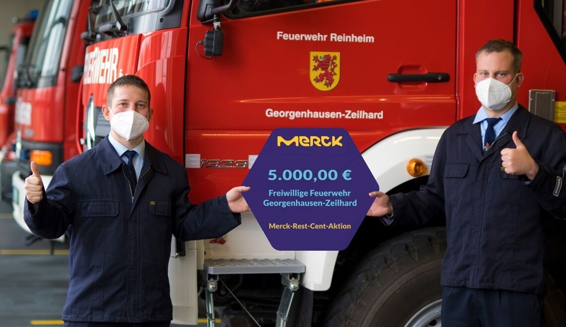 Merck spendet 36.000 Euro für gute Zwecke 