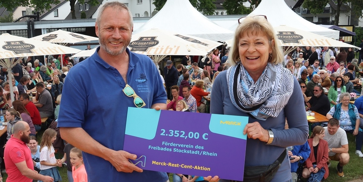 Rest-Cent-Spendenaktion von Merck: Über 33.000 Euro für gute Zwecke