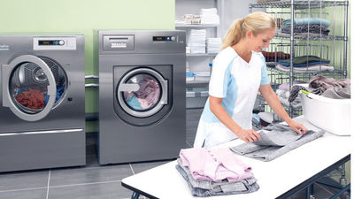 Miele Professional Waschmaschinen Wäscherei Krankenhaus