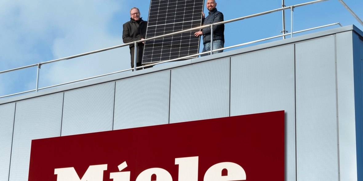 Sonnige Aussichten: Miele weiht neue PV-Anlage in Warendorf ein