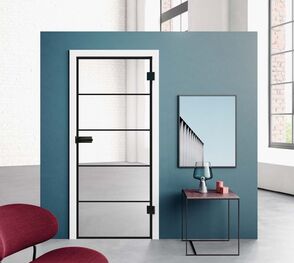 Mosel Türen setzt auf gefragte Designs wie die neue Glastür-Kollektion „Loft“.  