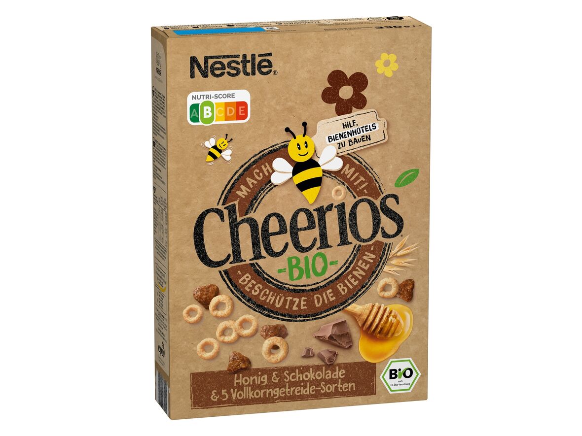 Jetzt neu in zwei Varianten: CHEERIOS Bio zum Schutz der Bienen