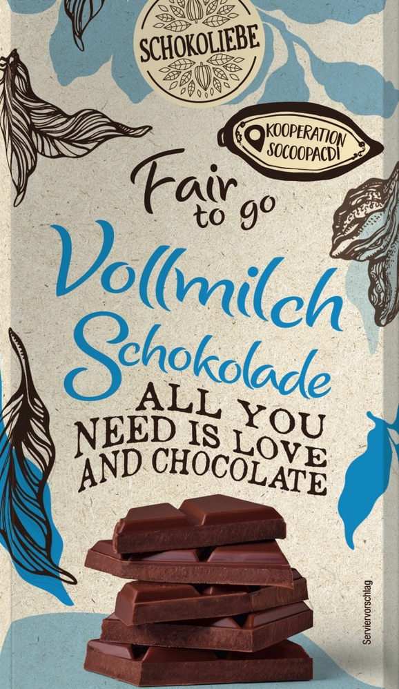 Fair-to-go-Schokolade Vollmilch