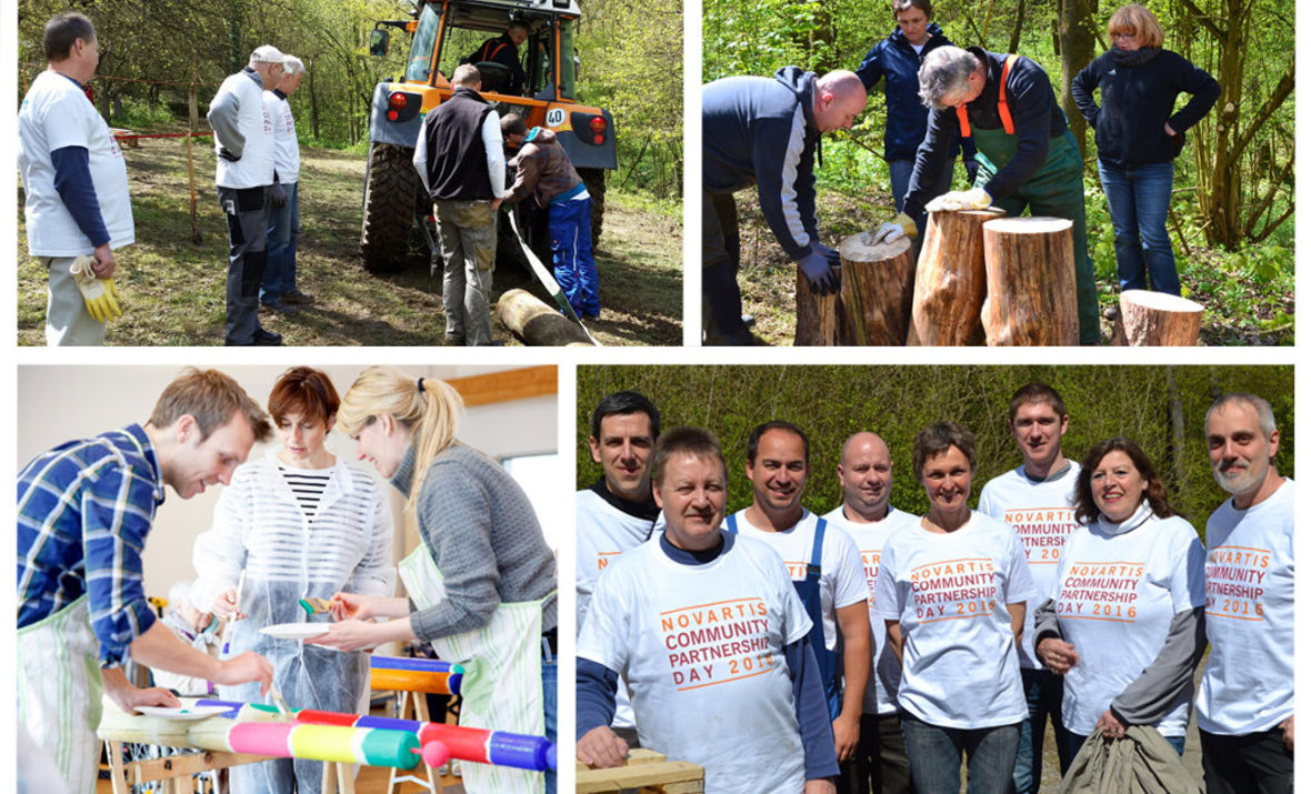 Die Teams von CibaVision und Sandoz/Hexal packten beim CPD fleißig mit an.