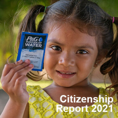 Kachel P&G Citizenship Report 2021 