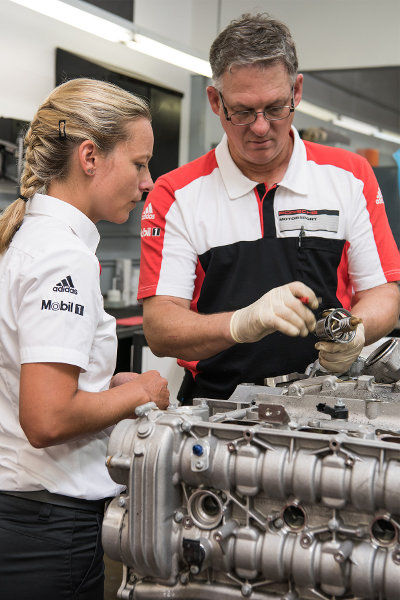 Anika Förster, Rotationseinsatz bei Porsche Motorsport Nordamerika.