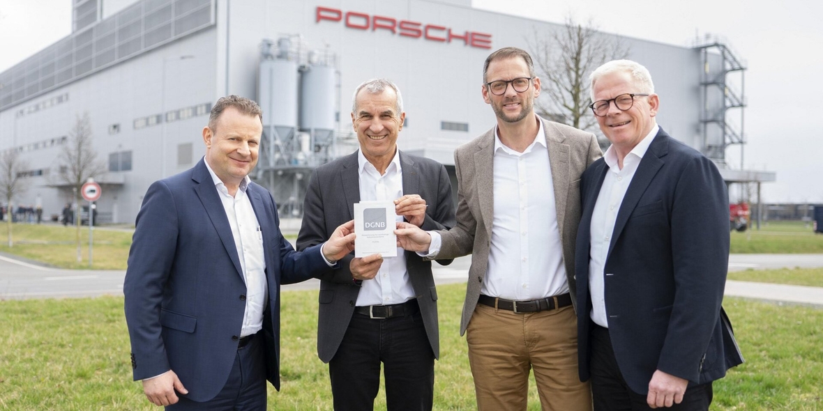 Platin für Porsche Leipzig: Nachhaltigkeits-Spitzenreiter unter den Industriestandorten