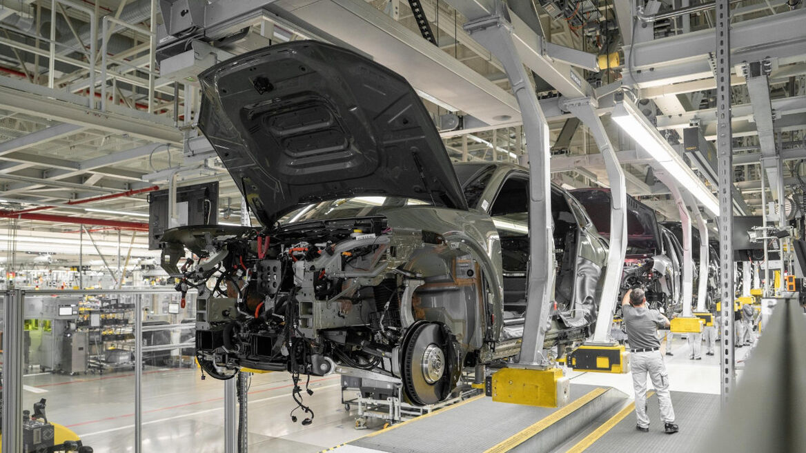 Produktion des Cayenne Electric in Bratislava, Slowakei, 2026