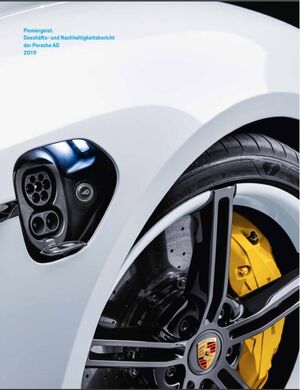 Screenshot Porsche Geschäfts- und Nachhaltigkeitsbericht 2019