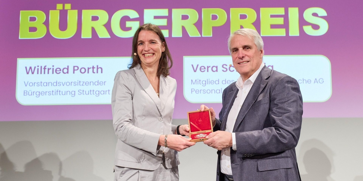 Porsche erhält Bürgermedaille der Bürgerstiftung Stuttgart