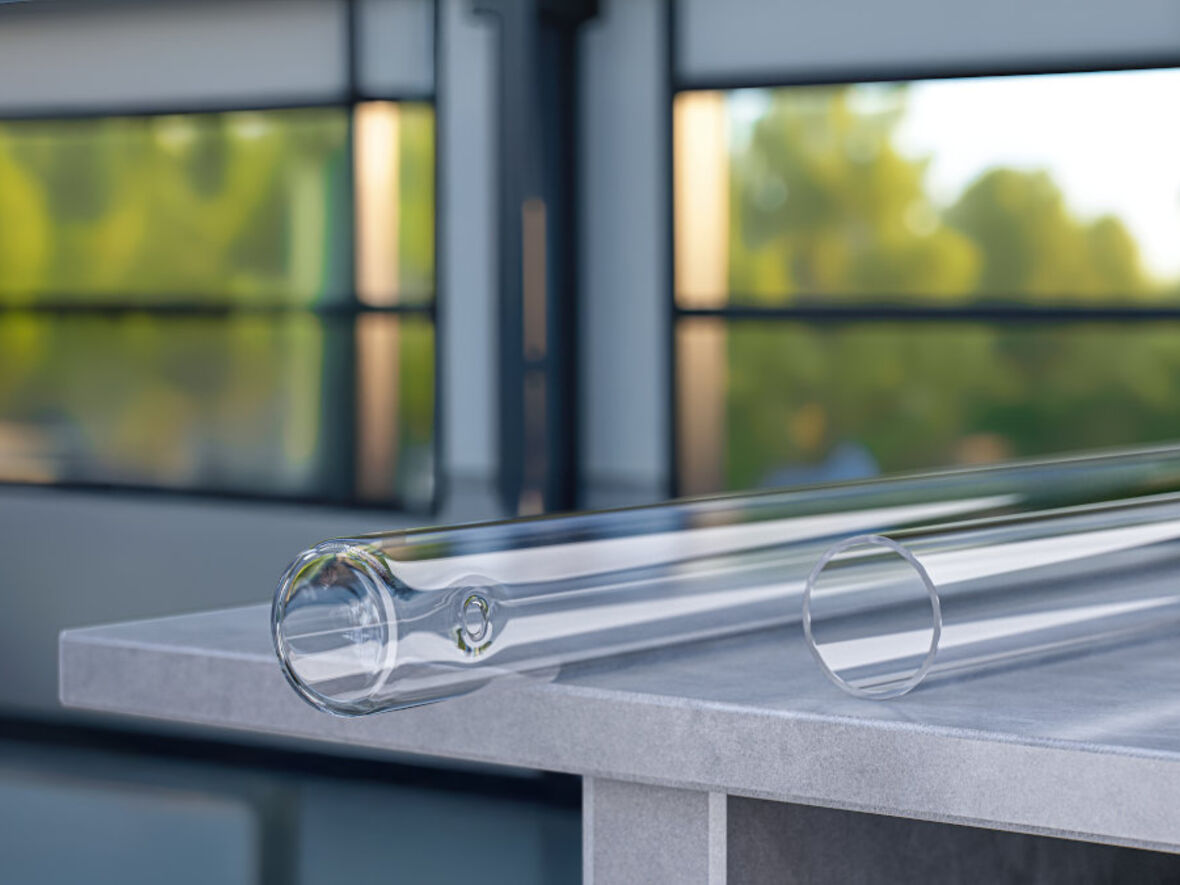 Neue Rohrglas Produktlinie für die Pharmaindustrie: FIOLAX® Pro OCF wird ab Anfang 2027 in einer neuen elektrischen Wanne CO2-reduziert hergestellt werden. 