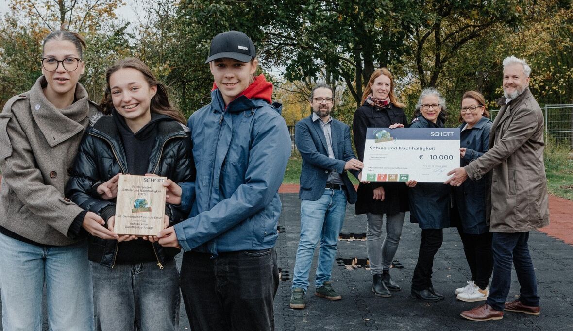 Schulen gestalten Zukunft: SCHOTT fördert 17 Nachhaltigkeitsprojekte