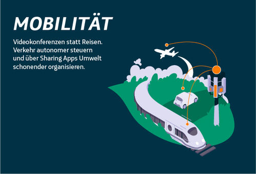 Mit Mobilfunk zur Umwelt schonenden Mobilität.