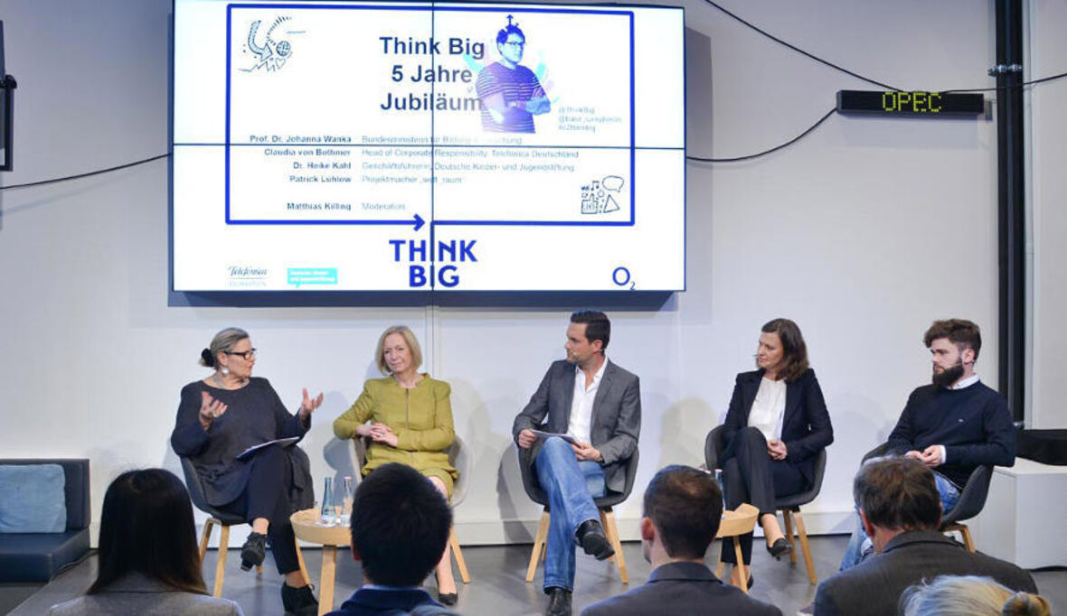 Fünf Jahre Think Big! Jugendprogramm von Telefónica feiert Jubiläum