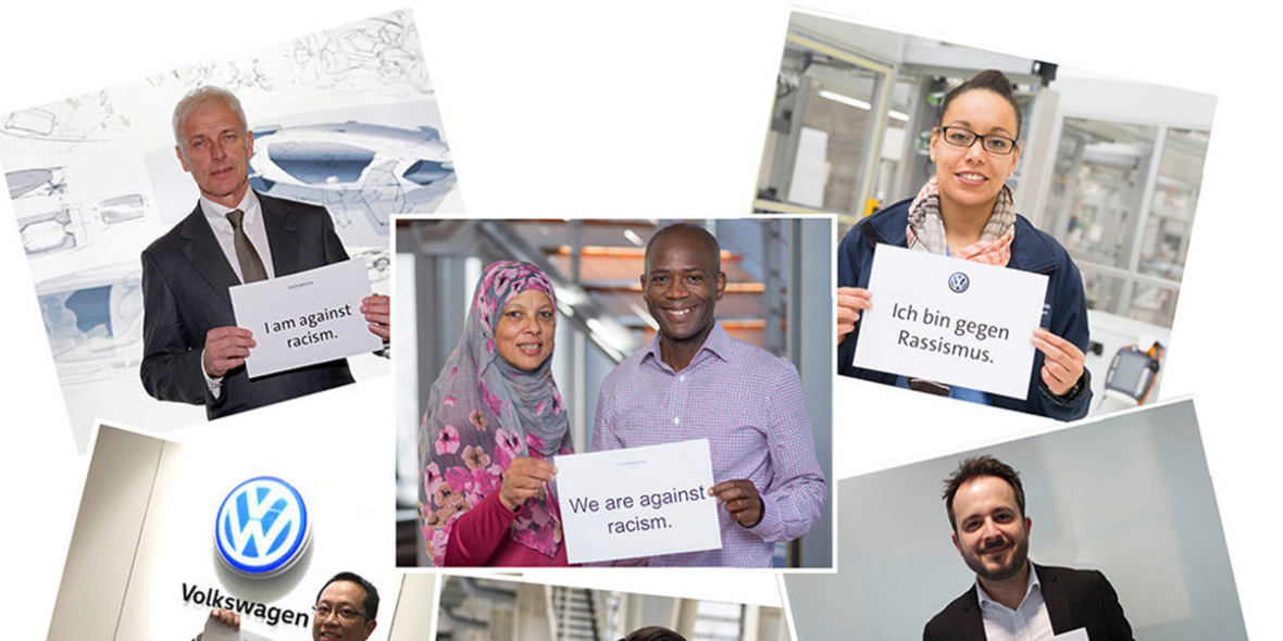 Volkswagen Konzern zeigt Rassismus die „Rote Karte"