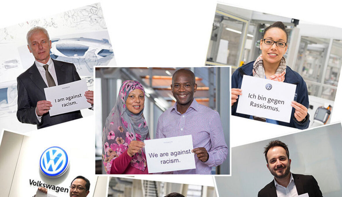 Volkswagen Konzern zeigt Rassismus die „Rote Karte"
