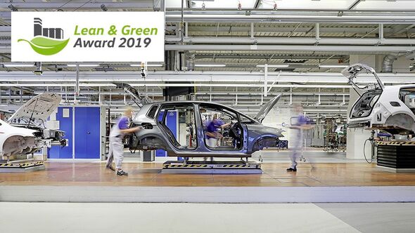 Das VW Werk Wolfsburg erhält für seine effiziente und nachhaltige Produktion den „Lean & Green Management Award 2019“ in der Rubrik „Automotive OEM“.