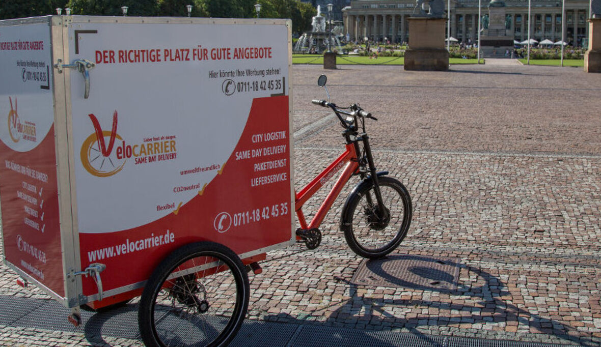 Mit dem Elektrolastenrad auf der letzten Meile