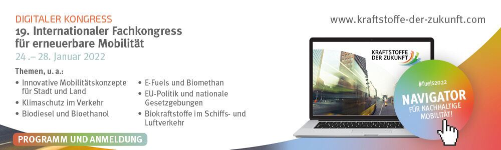 Banner Kraftstoffe der Zukunft 2022