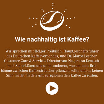 Sustainability to go - Nachhaltiger Kaffee