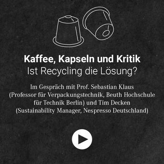 Kaffeekapseln und Recycling Podcast