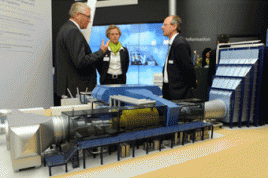 Foto der Hannover Messe 2011 aus dem Ausstellungsbereich Metropolitan Solutions, der 2012 noch weiter ausgebaut wird. Foto: Deutsche Messe