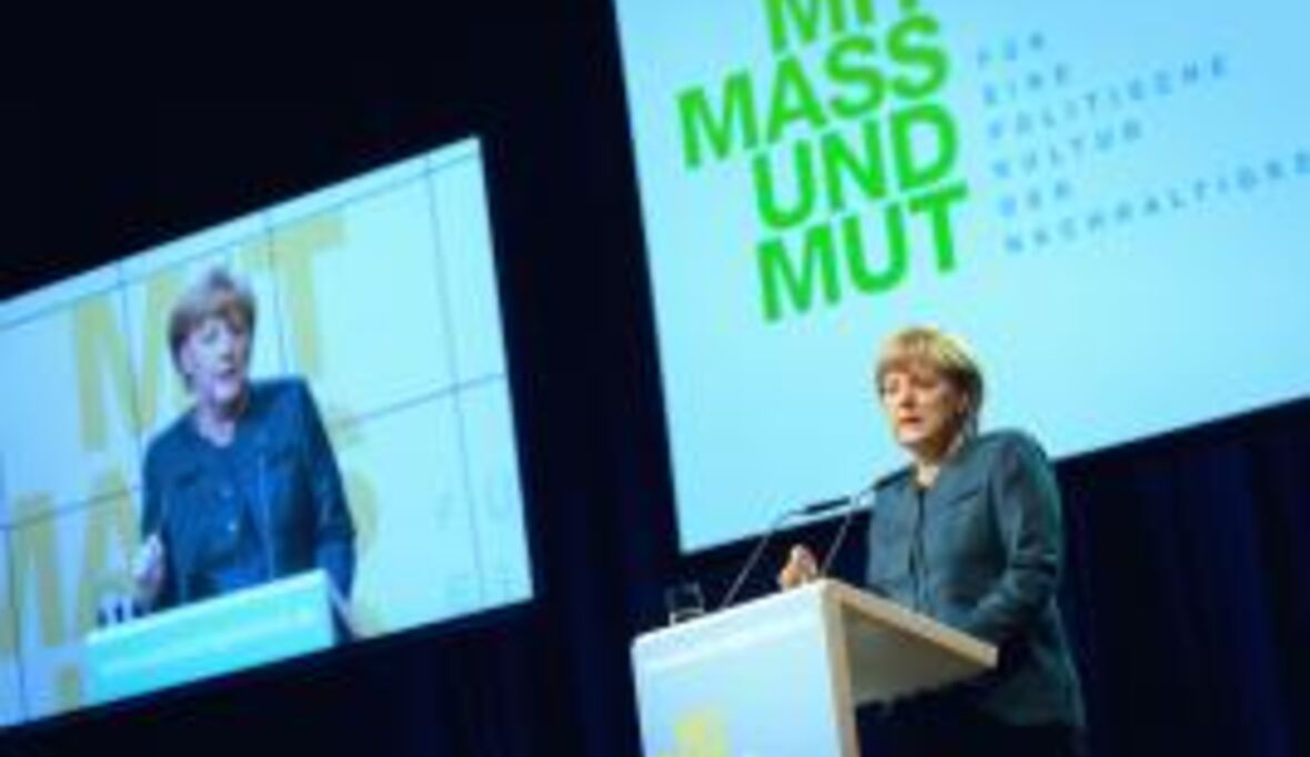 Merkel stellt nachhaltige öffentliche Beschaffung vor