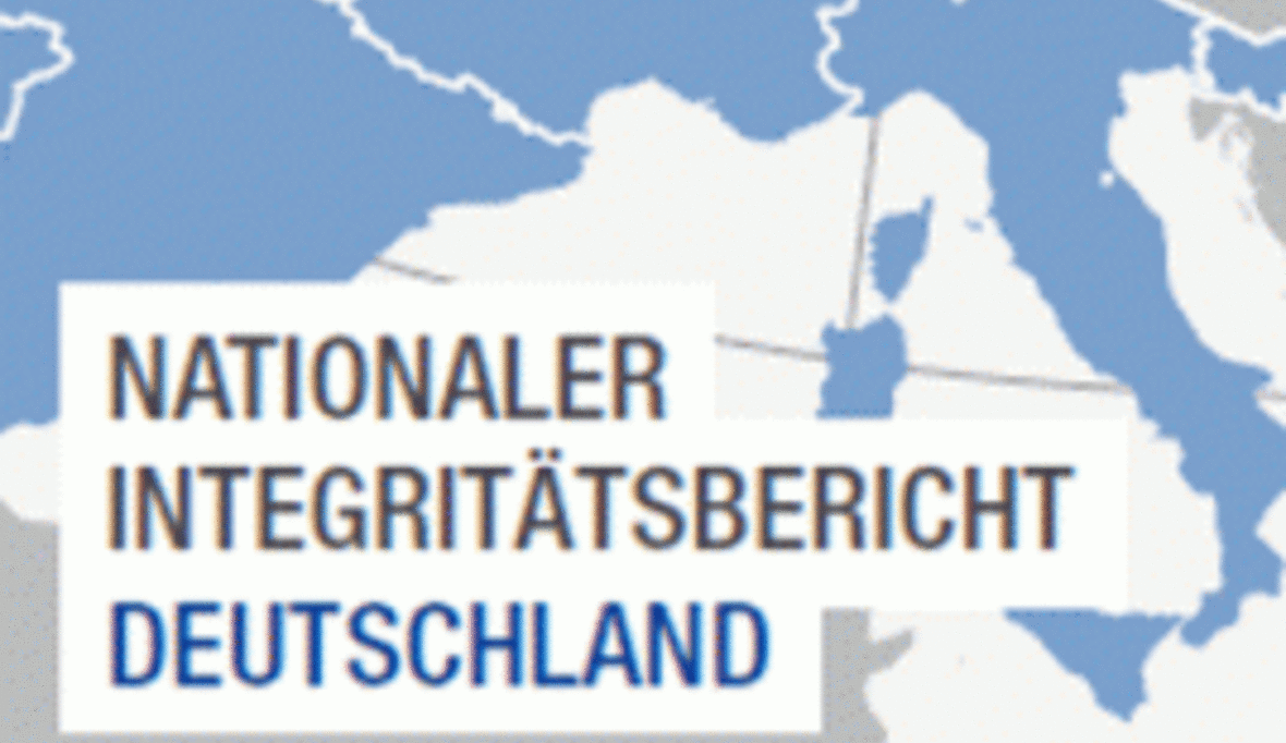 Transparency stellt Nationalen Integritätsbericht Deutschland vor