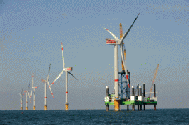 Offshore Windpark Thornton Bank. Foto: J.Oelker/RWE Innogy