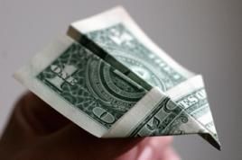 Dollar im Sturzflug? Foto: Marion Book