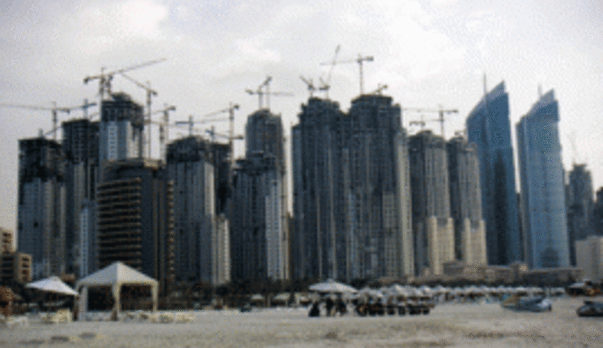 Finanzmetropole Dubai am Boden