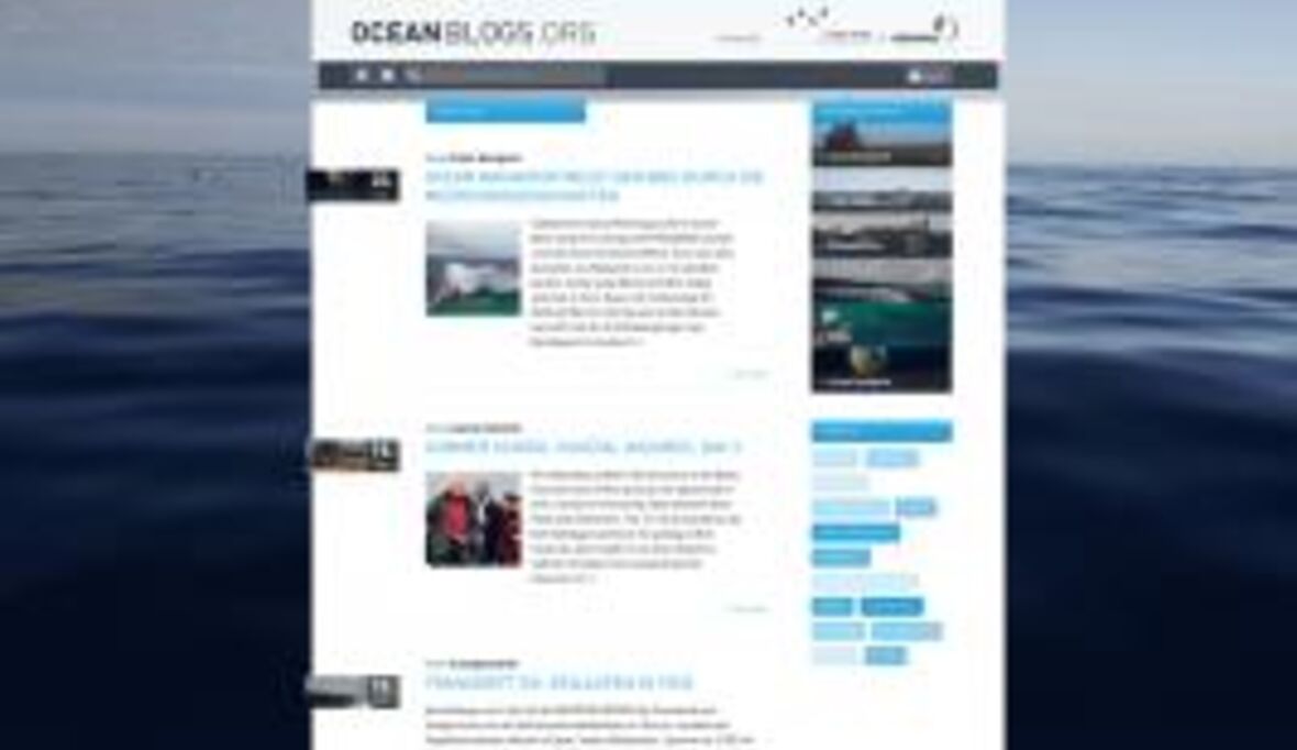Neuer Blog der Kieler Meeresforscher