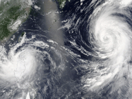 Naturkatastrophen nehmen zu, Foto: NASA