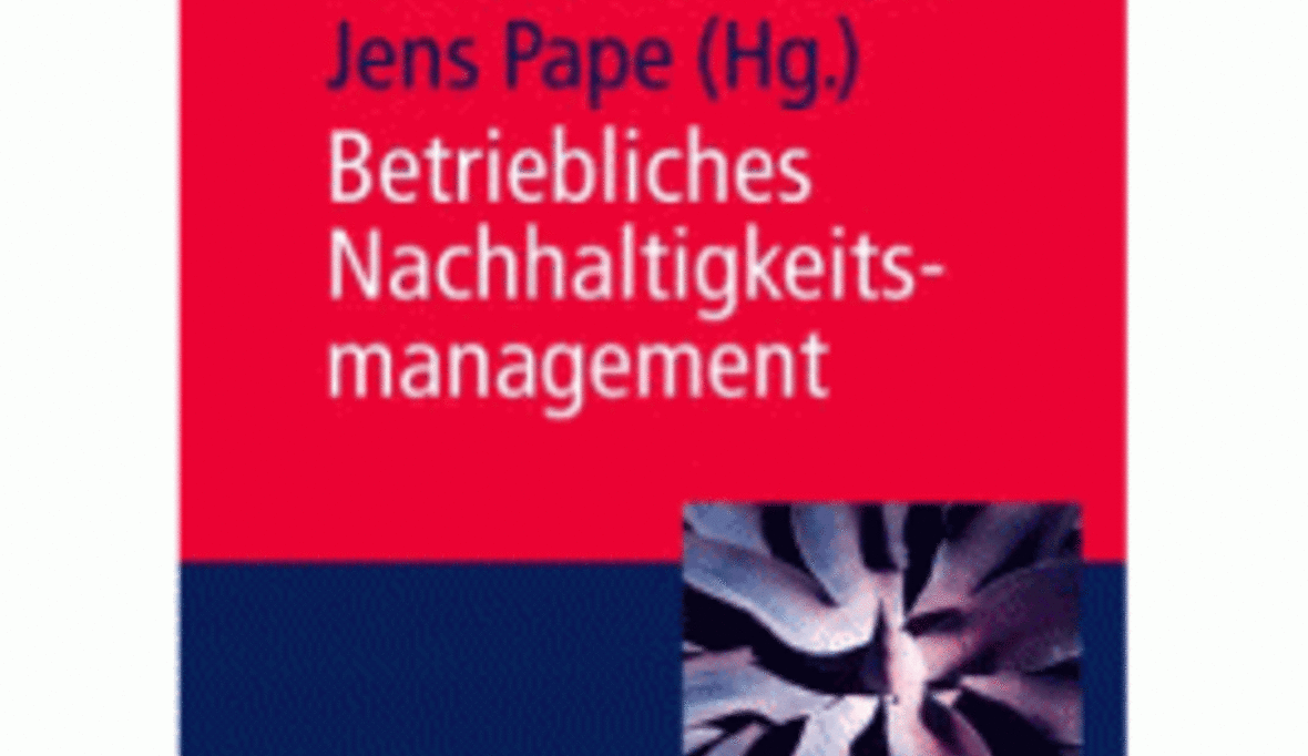 Neuerscheinung: Betriebliches Nachhaltigkeitsmanagement