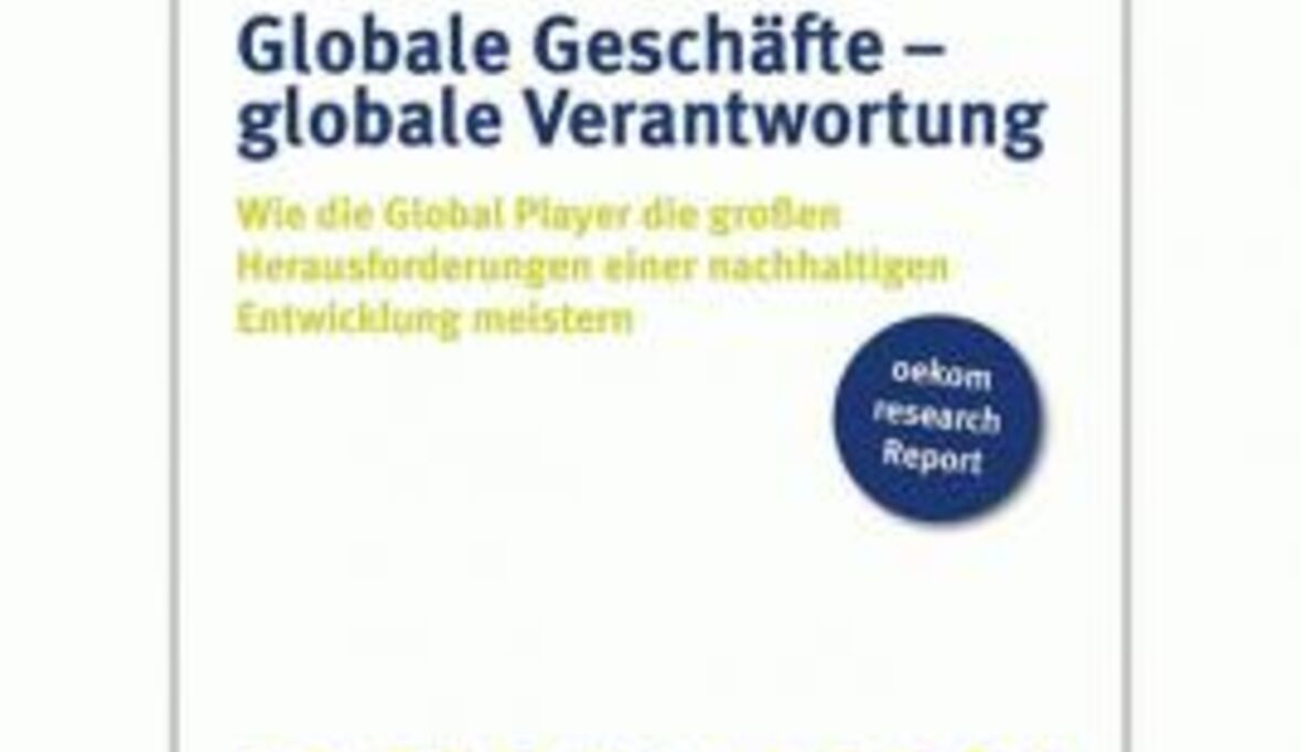 Buch: Globale Geschäfte - globale Verantwortung