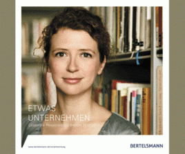 Cover des aktuellen Nachhaltigkeitsberichts der Bertelsmann AG